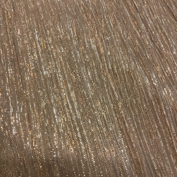 JUNE & HUDSON METALLIC PINK MIDI LINED SKIRT/ Size XL - Picture 6 of 10